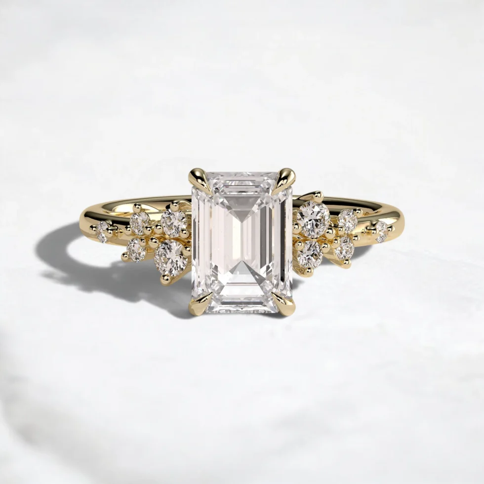 2ct-emerald-cut-moissanite-diamond-cluster-engagement-ring-1