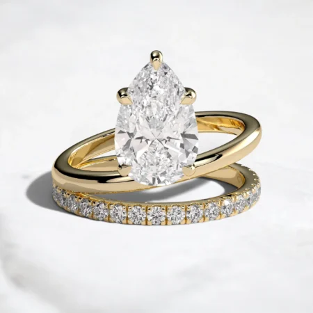 2ct-pear-cut-diamond-plain-and-pave-band-engagement-ring-1