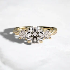 three-stone-round-cut-diamond-twisted-pave-band-engagement-ring-1
